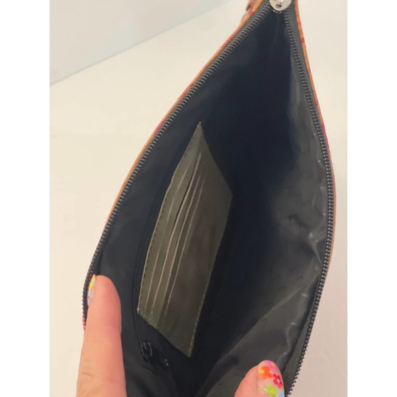 New Without Tag Embossed Leather Clutch - Picture 8 of 9